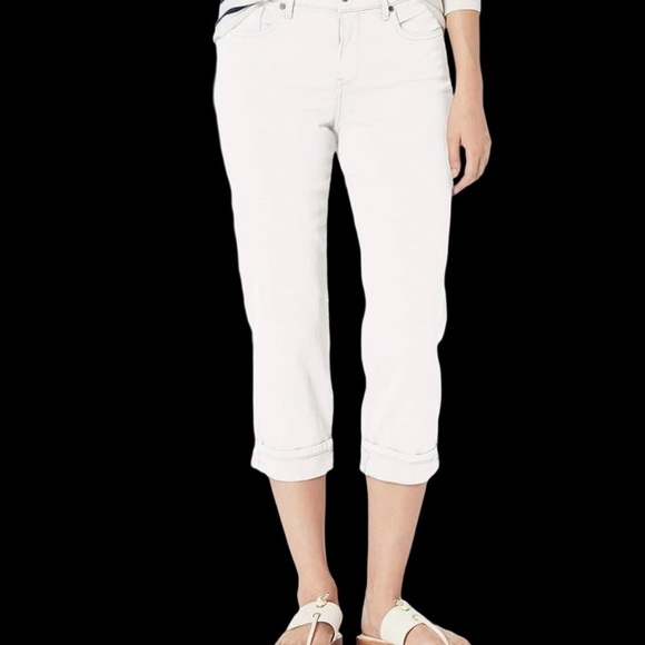 NWT~Not Your Daughters Jeans (NYDJ) Marilyn Crop Cuff Jeans|Crop Slimming Jeans - Picture 5 of 15